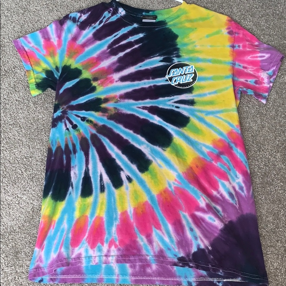 santa cruz tie dye shirt